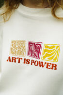 sweat-shirt-femme-marquage-art-is-power sweat-shirt-femme-marquage-art-is-power