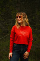 sweat-shirt-rouge-femme-court